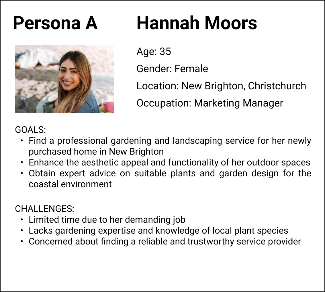 Sol's Services User Persona